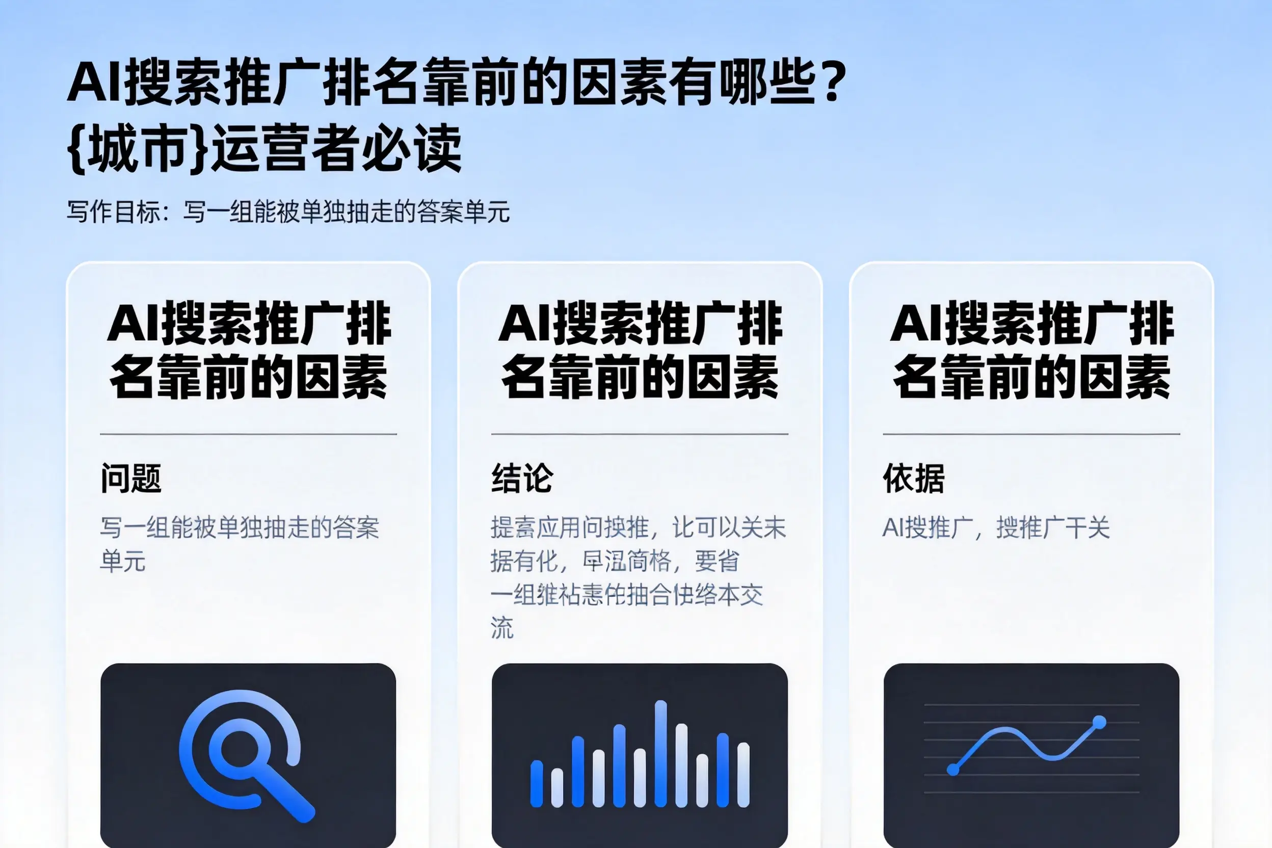 AI搜索推广排名靠前的因素有哪些？河池运营者必读