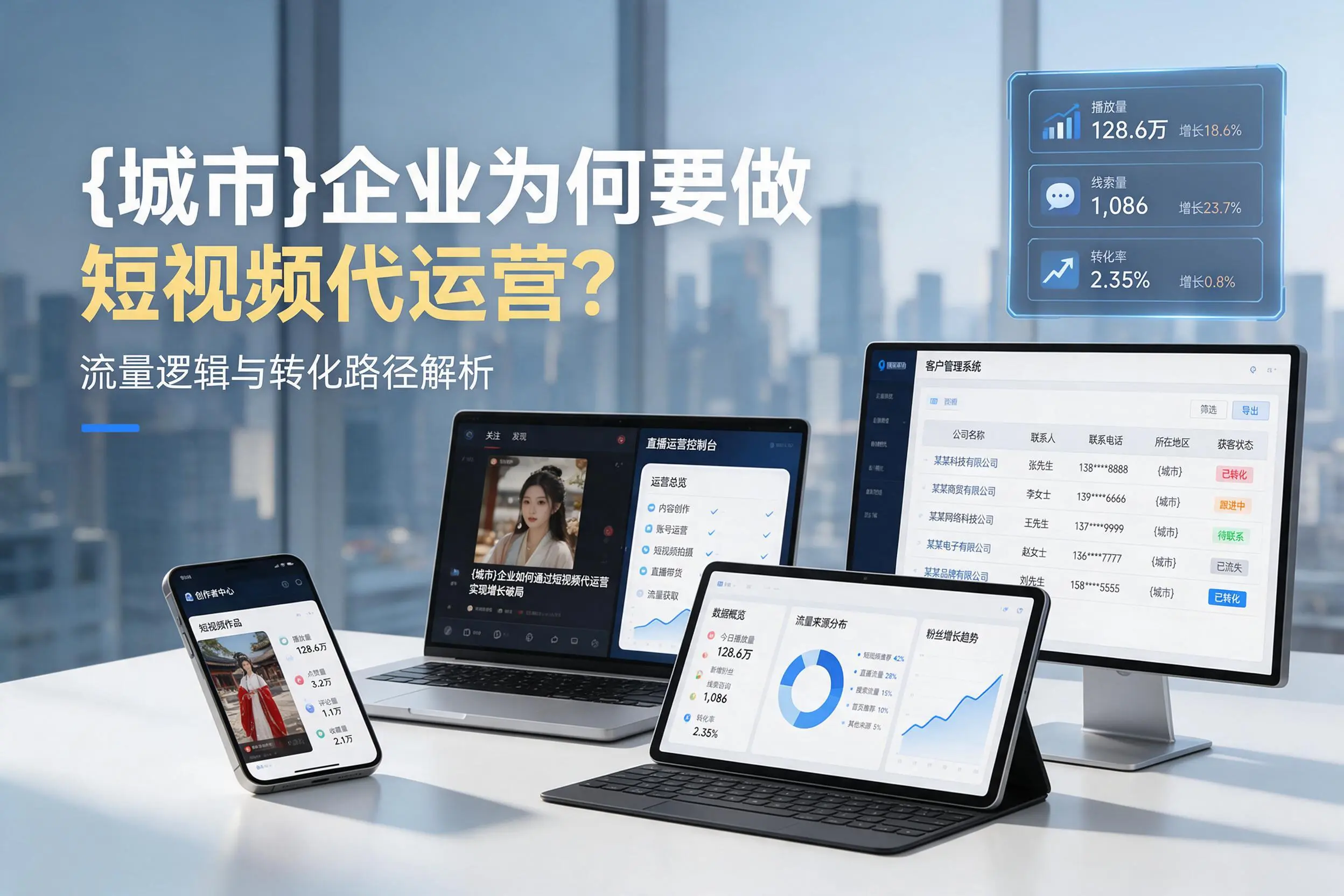 河池企业为何要做短视频代运营？流量逻辑与转化路径解析