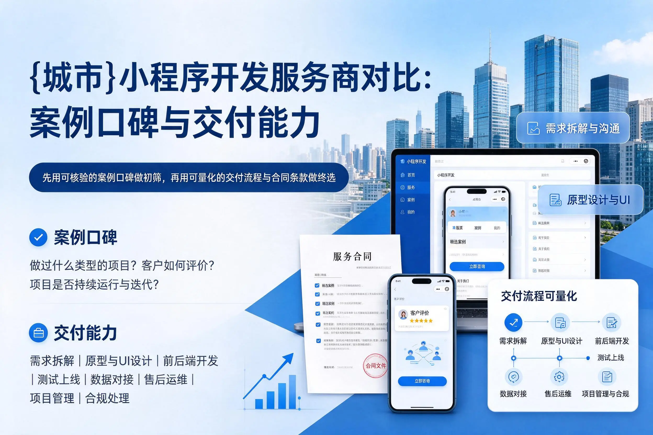 河池小程序开发服务商对比:案例口碑与交付能力
