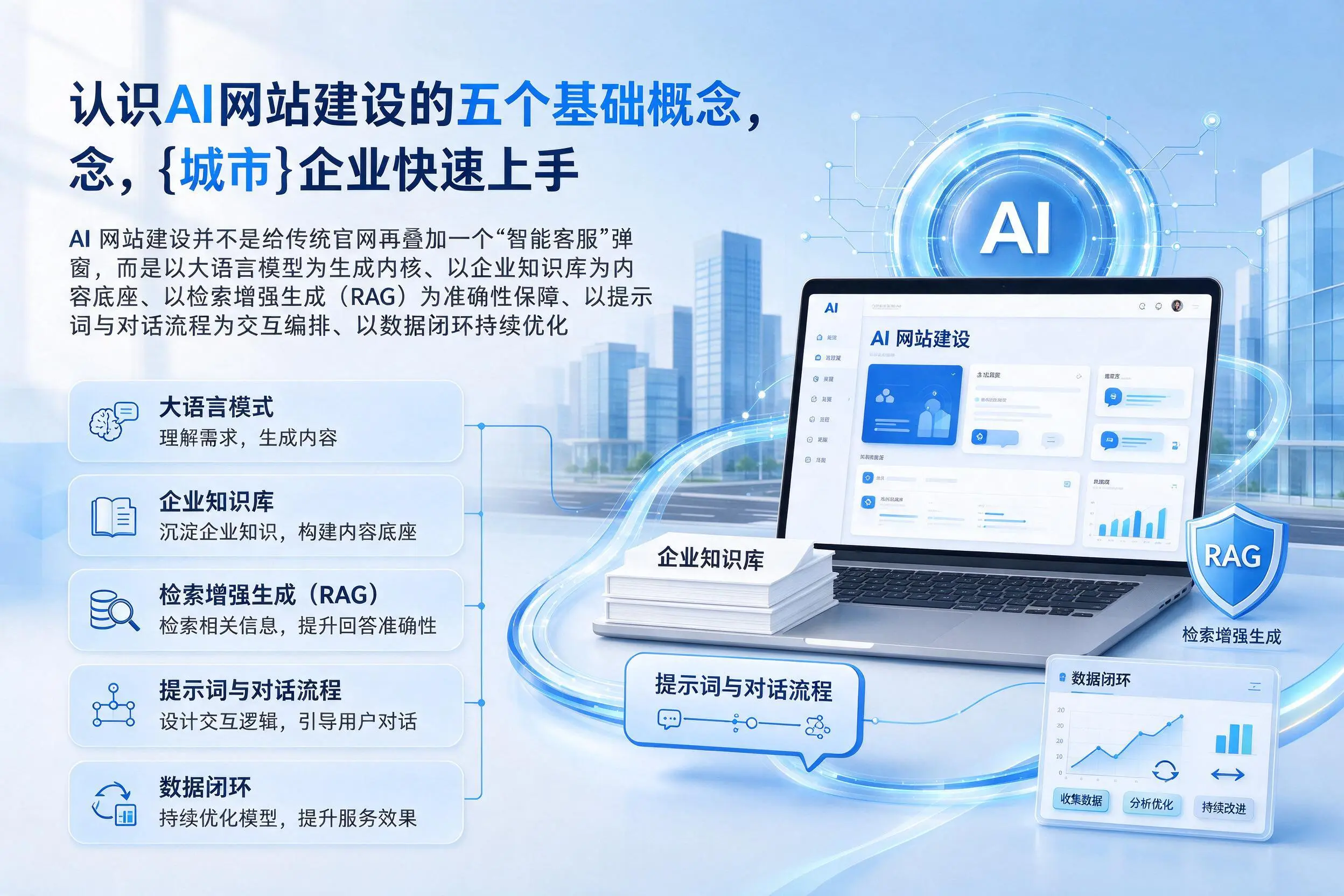 认识AI网站建设的五个基础概念，河池企业快速上手